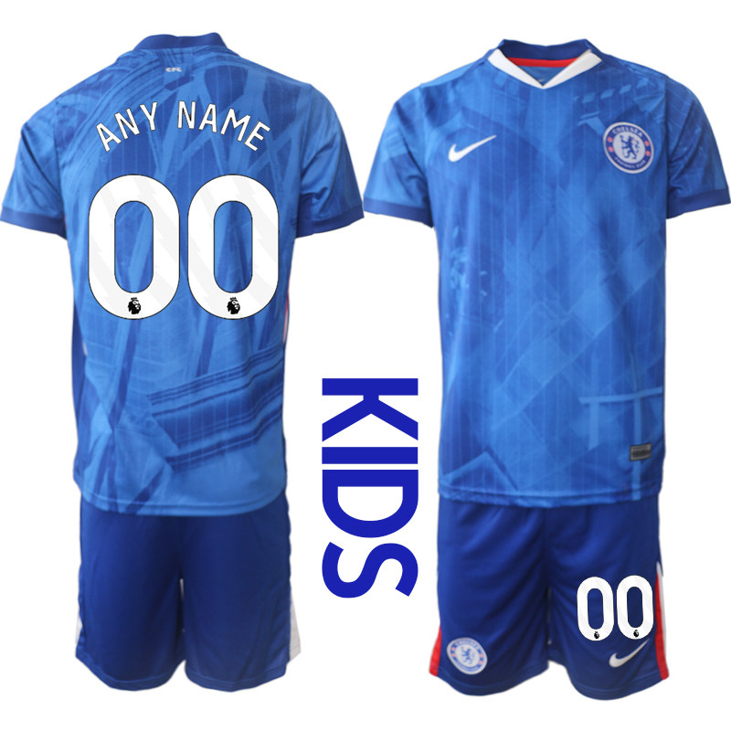 Youth 2025-2026 Club Chelsea FC home Blue customized Soccer Jersey->customized soccer jersey->Custom Jersey